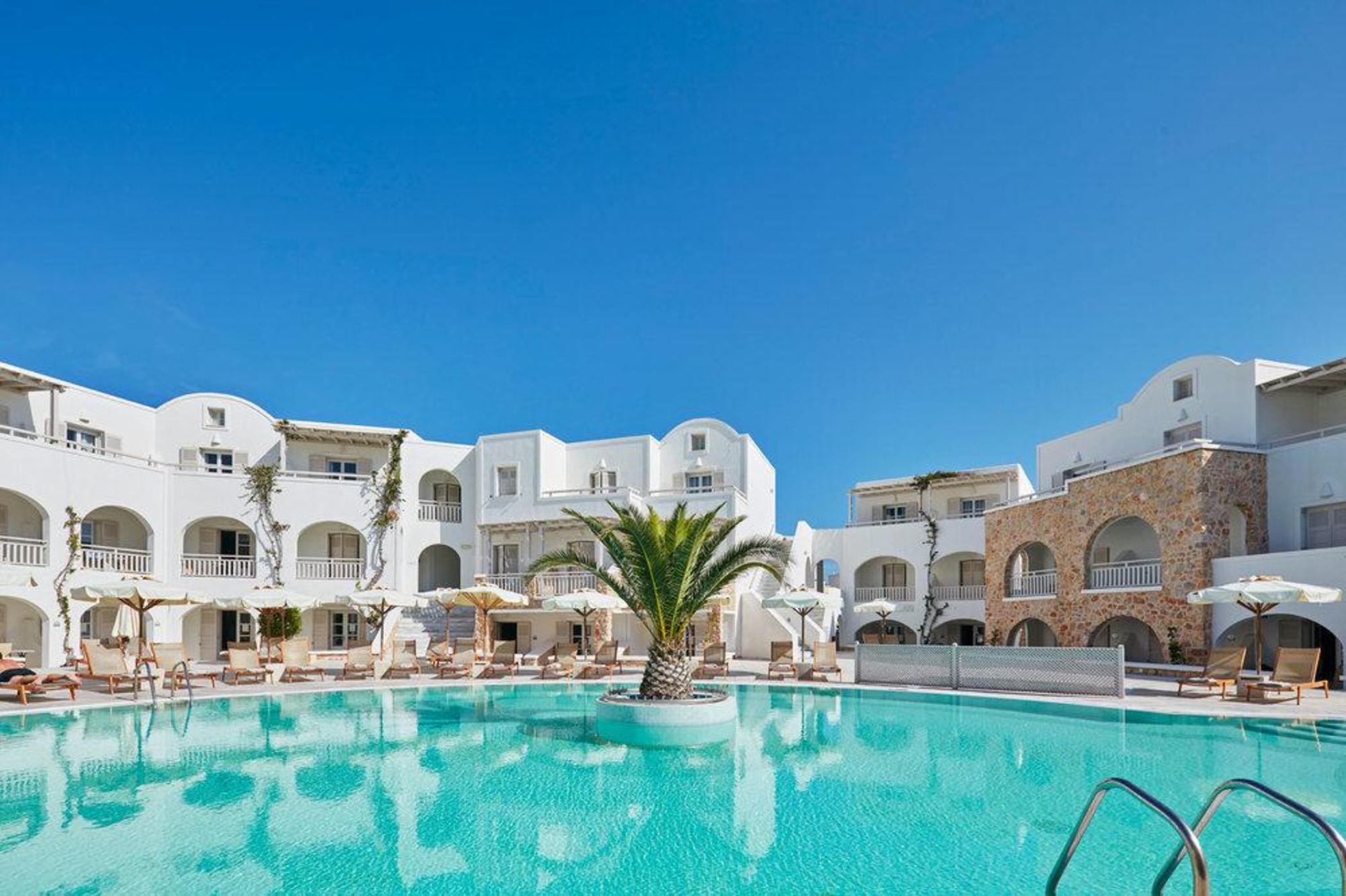 Aegean Plaza Hotel Kamári Eksteriør billede