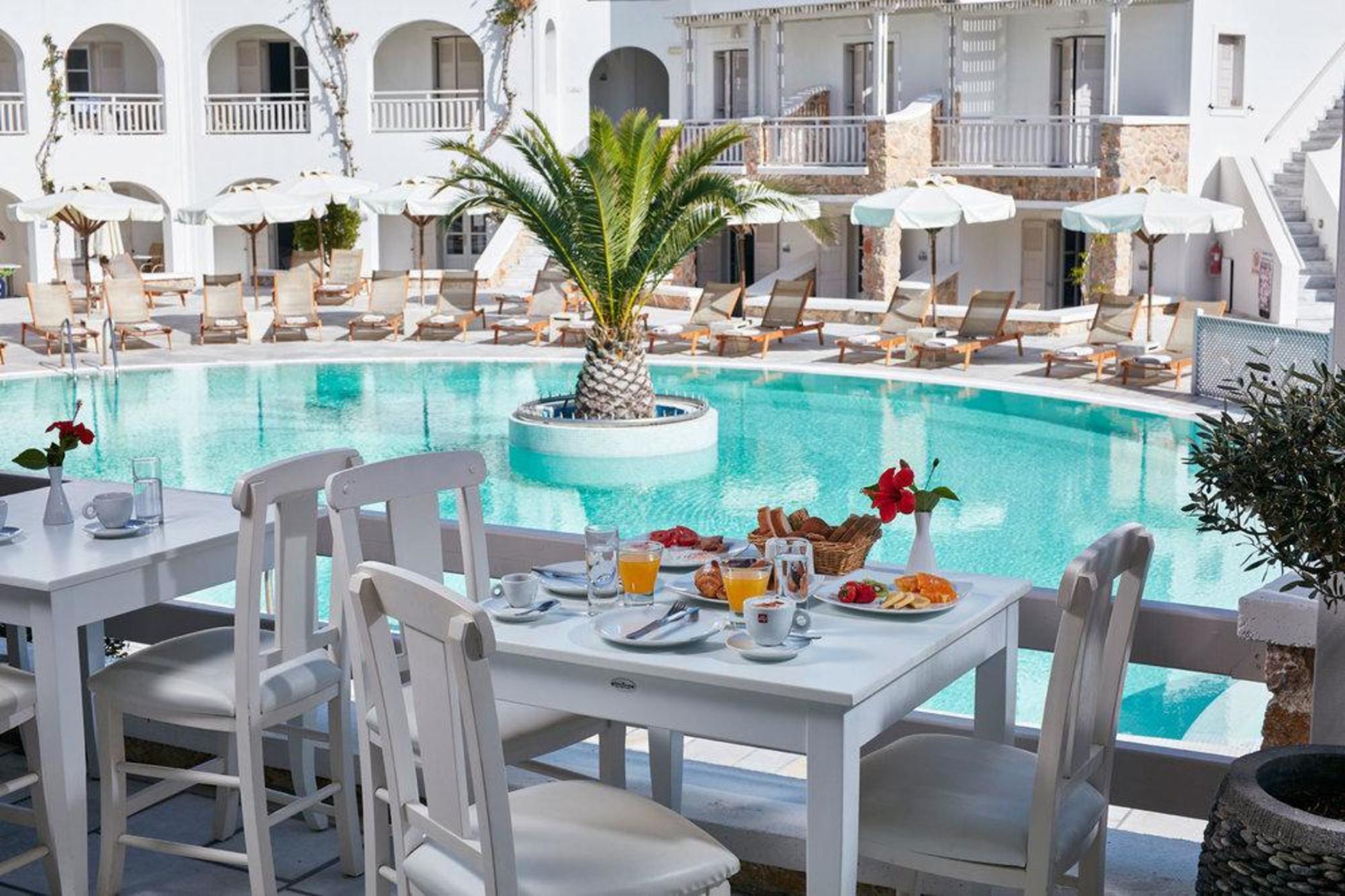 Aegean Plaza Hotel Kamári Eksteriør billede