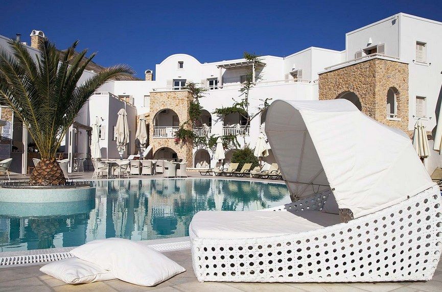 Aegean Plaza Hotel Kamári Eksteriør billede