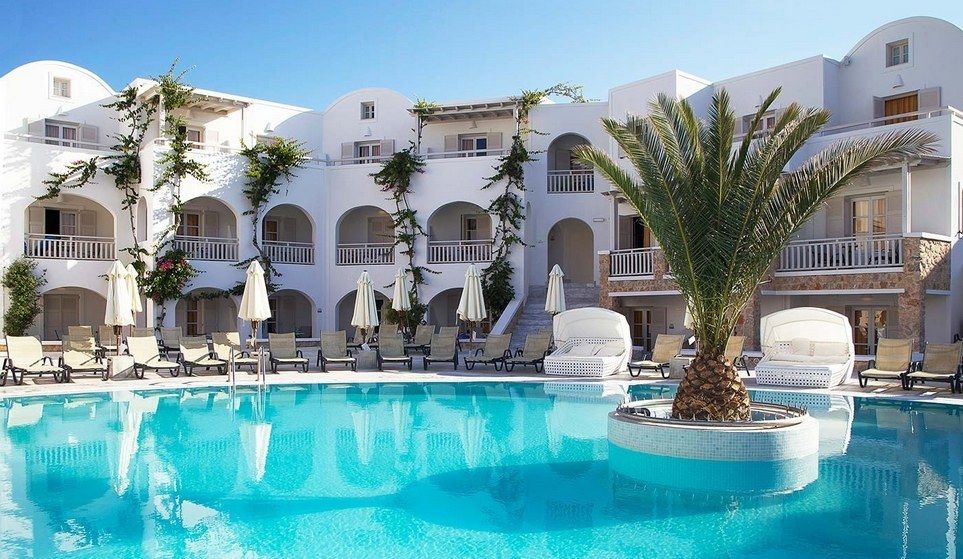 Aegean Plaza Hotel Kamári Eksteriør billede